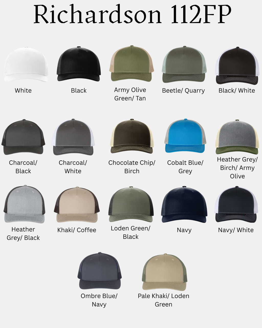 Trucker Hat (Richardson 112) - Custom Order