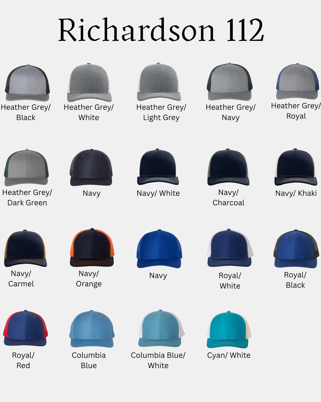 Trucker Hat (Richardson 112) - Custom Order