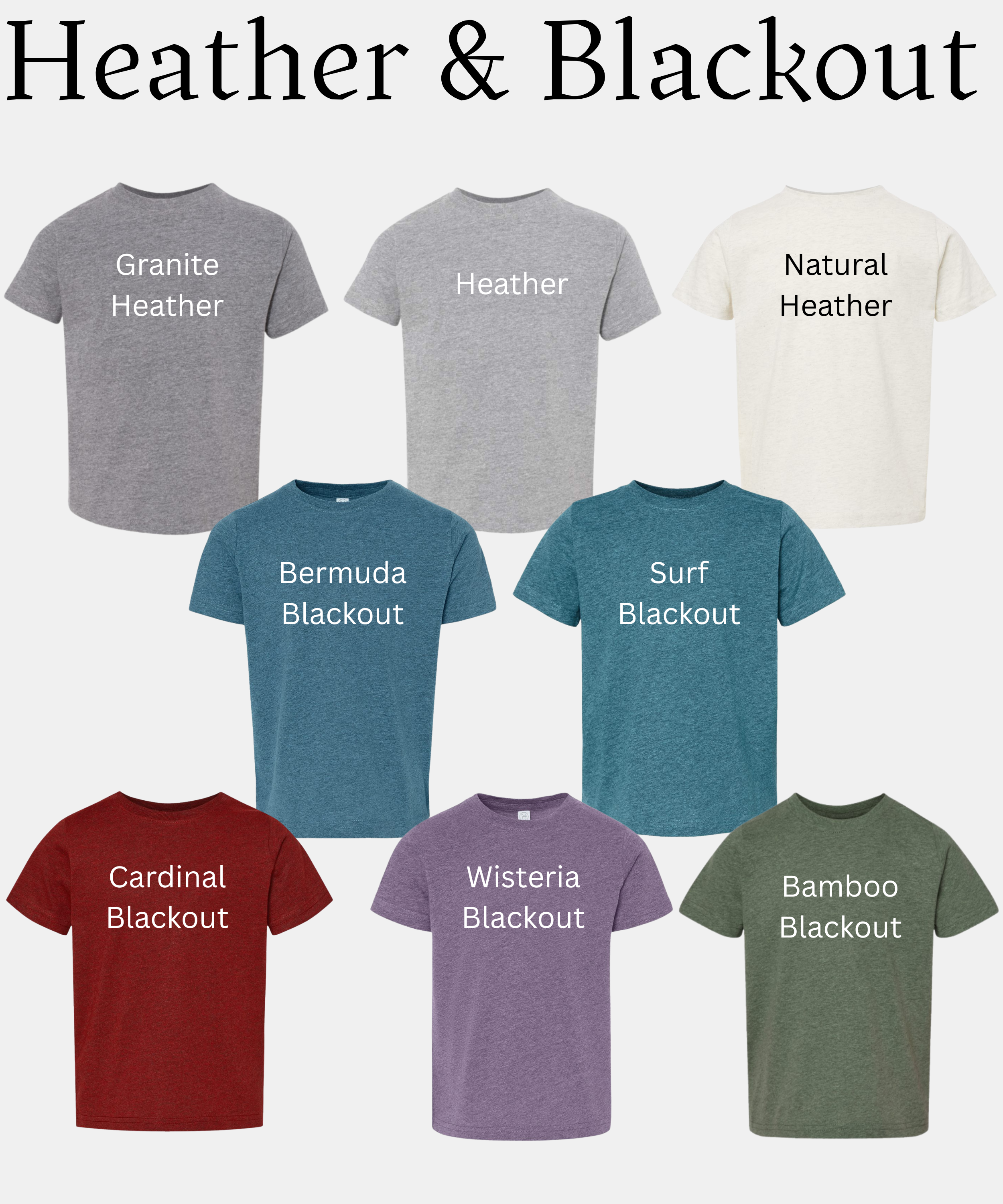 Toddler Shirts - Custom Order