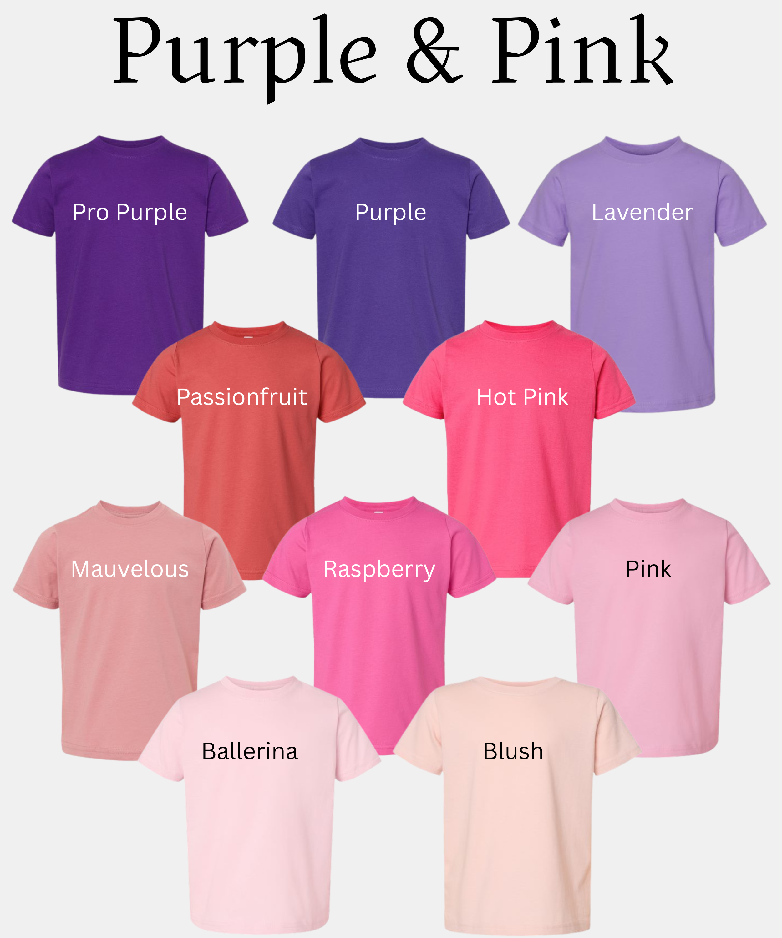 Toddler Shirts - Custom Order