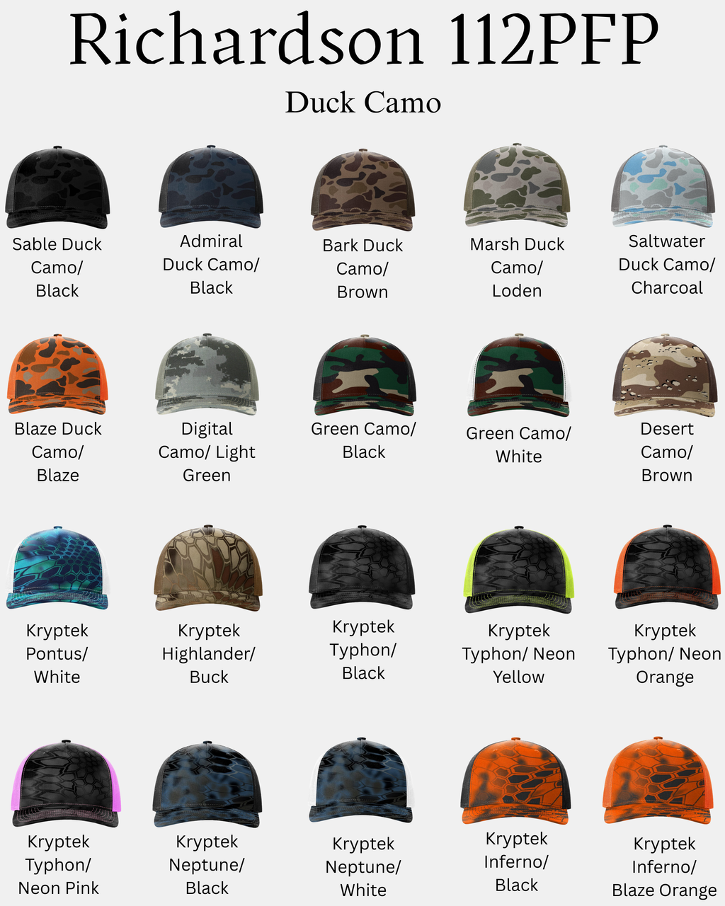 Trucker Hat (Richardson 112) - Custom Order