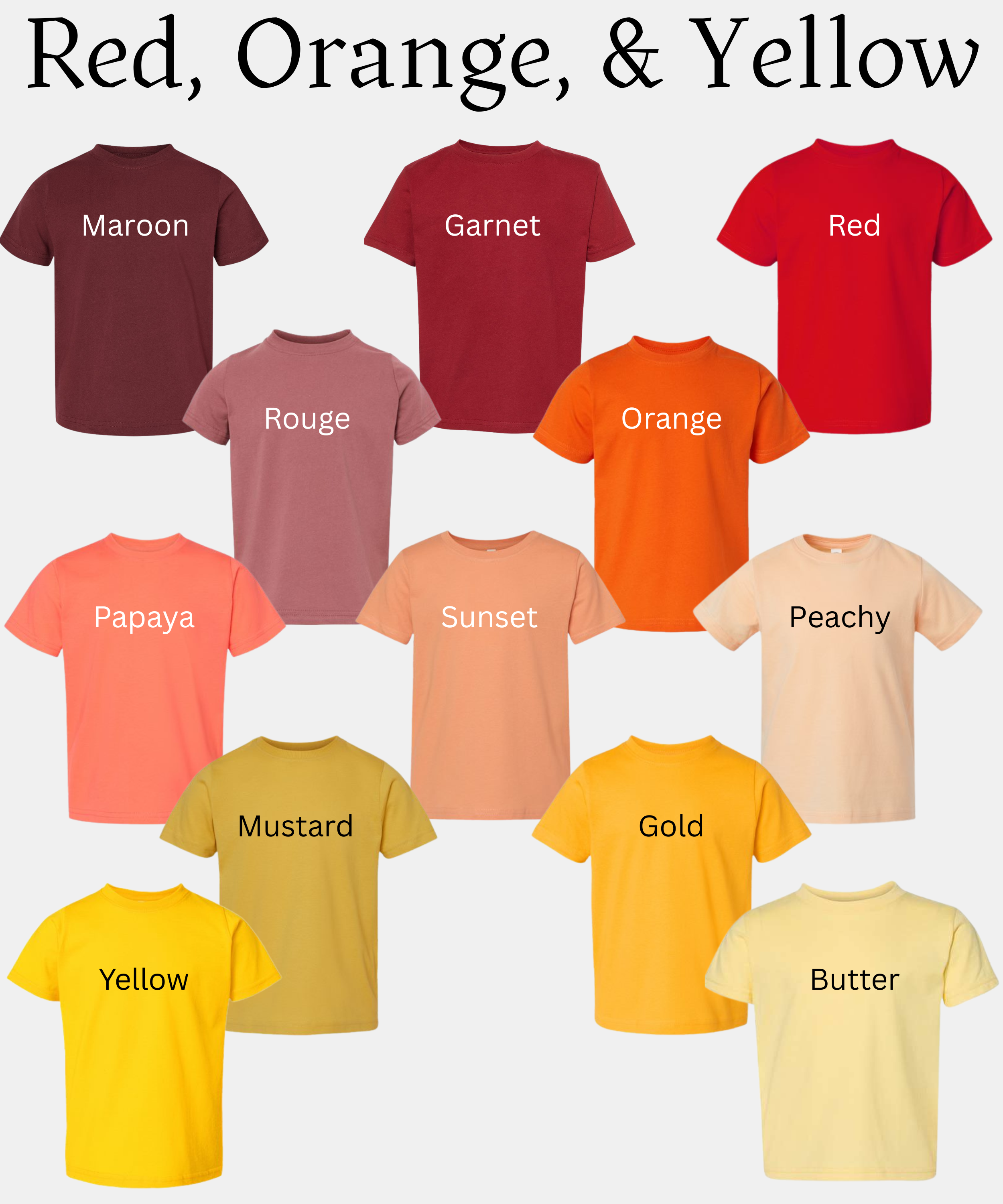 Toddler Shirts - Custom Order