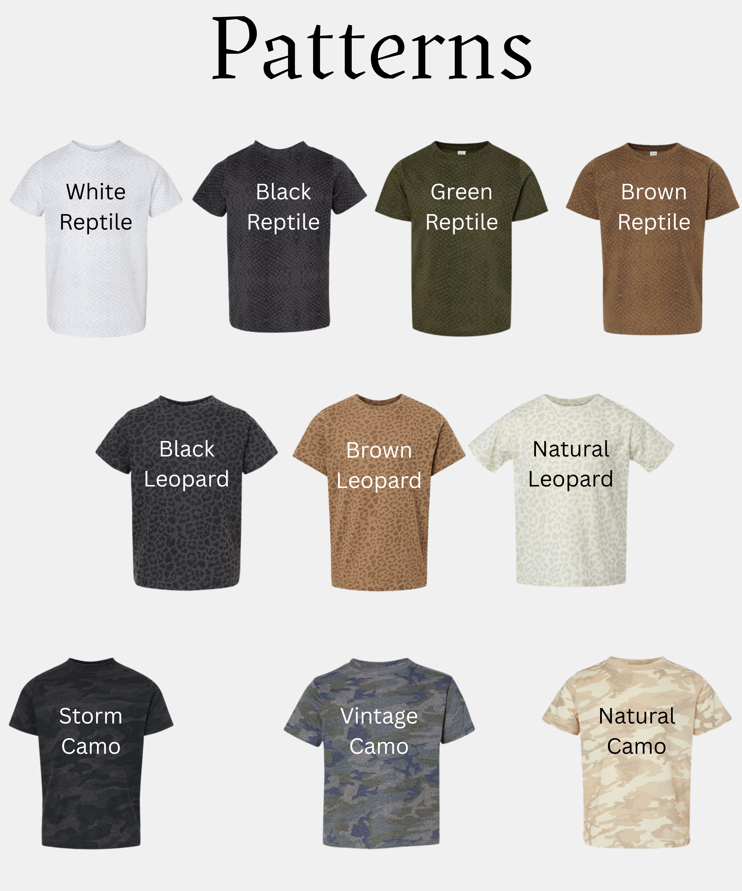 Toddler Shirts - Custom Order