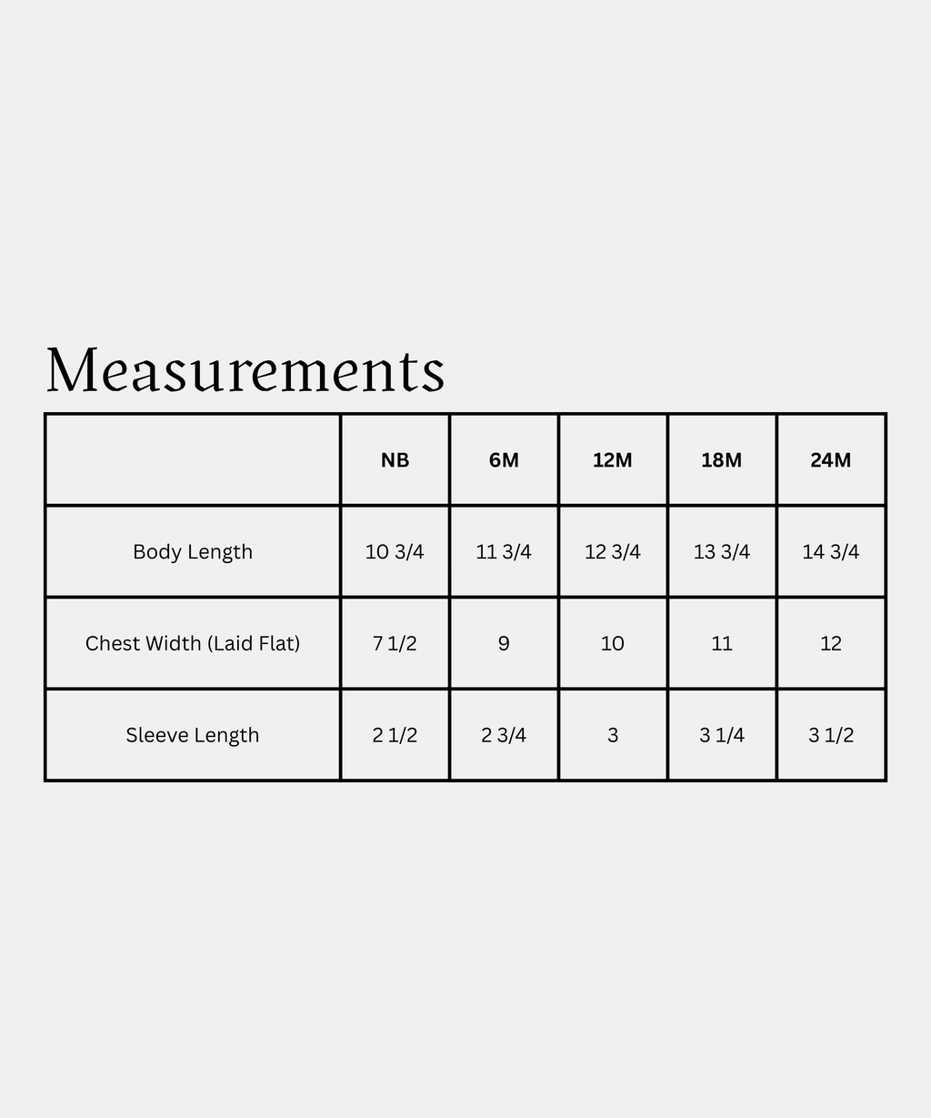 Infant Shirts - Custom Order