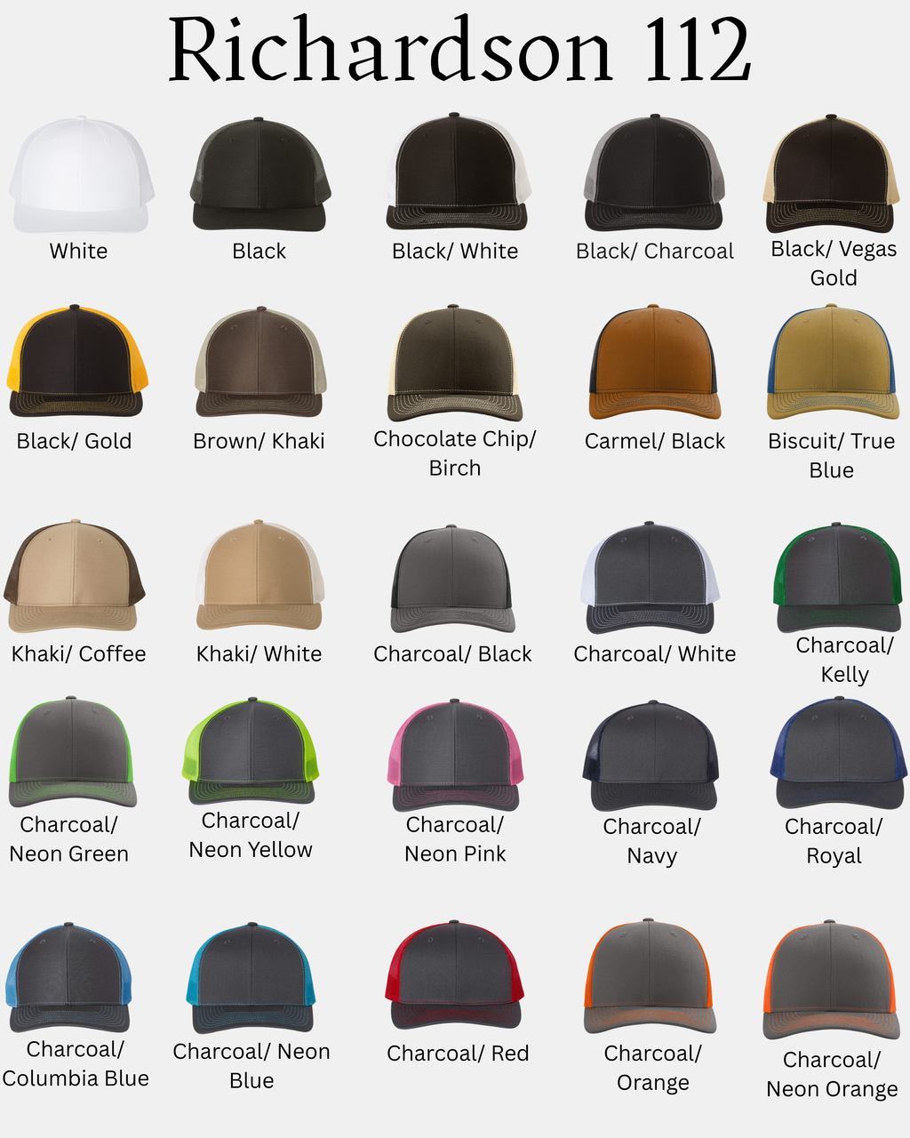 Trucker Hat (Richardson 112) - Custom Order