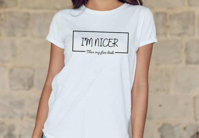 I'm nicer than my face looks