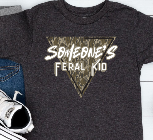 Someone's feral kid camo