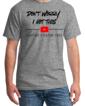 I watched a youtube video