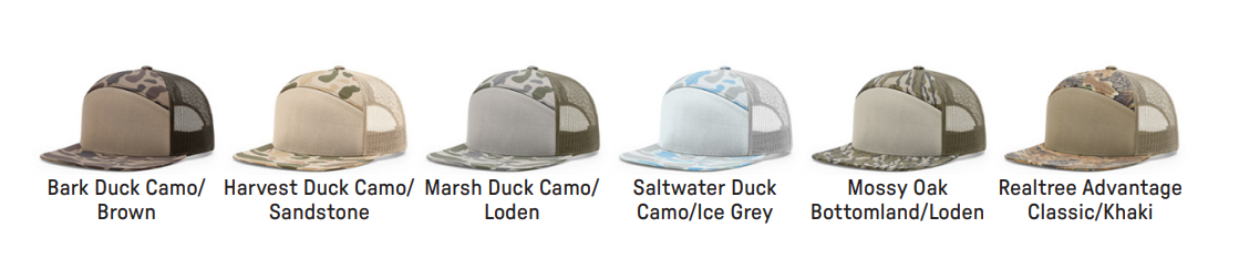 Flat Bill Hat (Richardson 168) - Custom Order